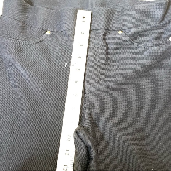 Michael Kors pants jeggings pull on black stretch skinny elastic waist jean like - Picture 3 of 11